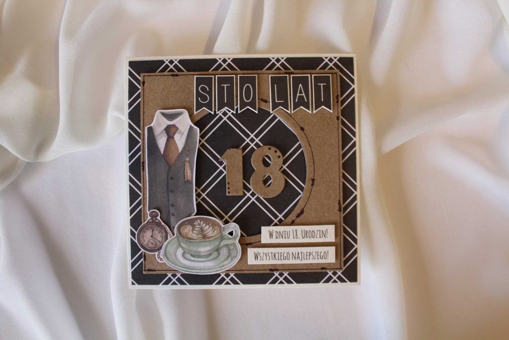 Kartka urodzinowa ręcznie robiona