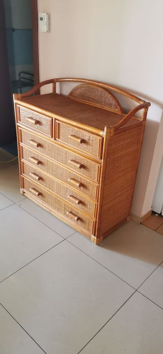 Komoda rattan vinted