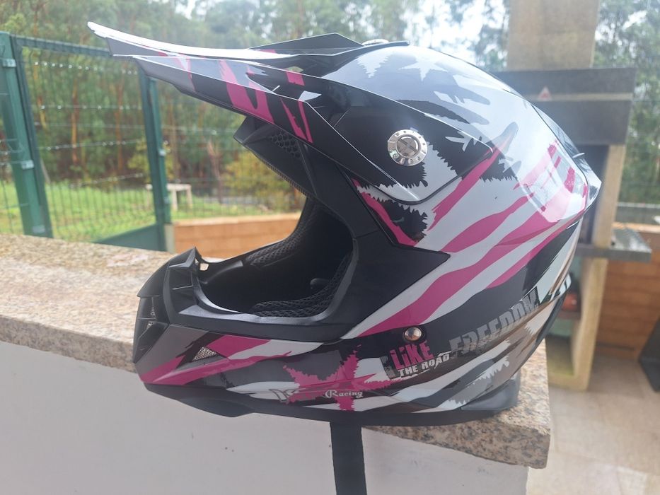 Capacete motocross tamanho S
