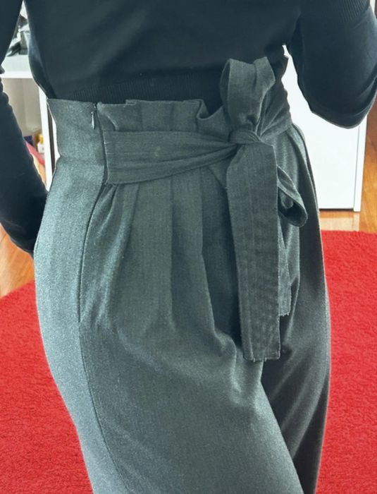 Calças Culottes de cintura subida - ZARA