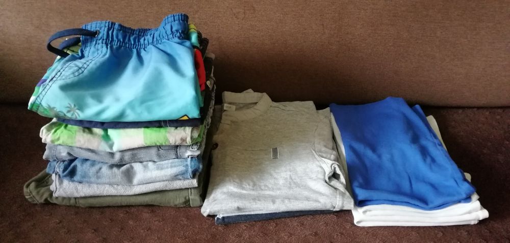 Ubrania letnie dla chłopca rozm. 122