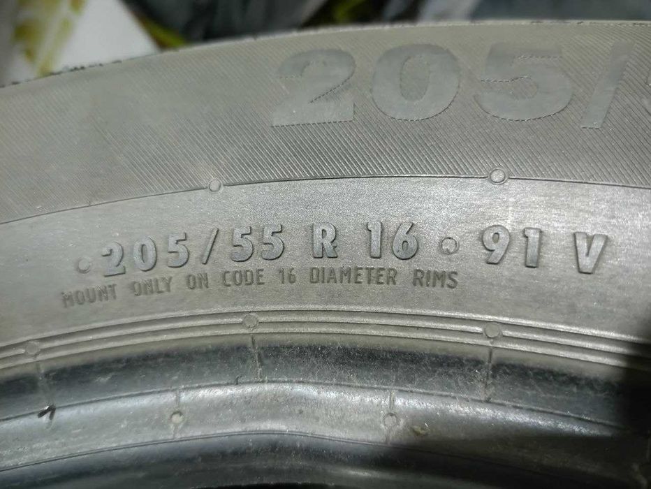 *Шини Continental 205/55R16. 4шт. Літо 2023р (0573)