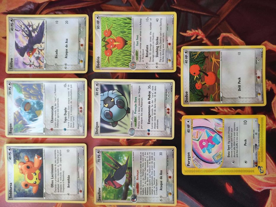 13 Pokémons incolores comuns e 4 incomuns Cartas Pokemon