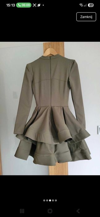 Sukienka Lou Sasha r. 36 kolor Khaki