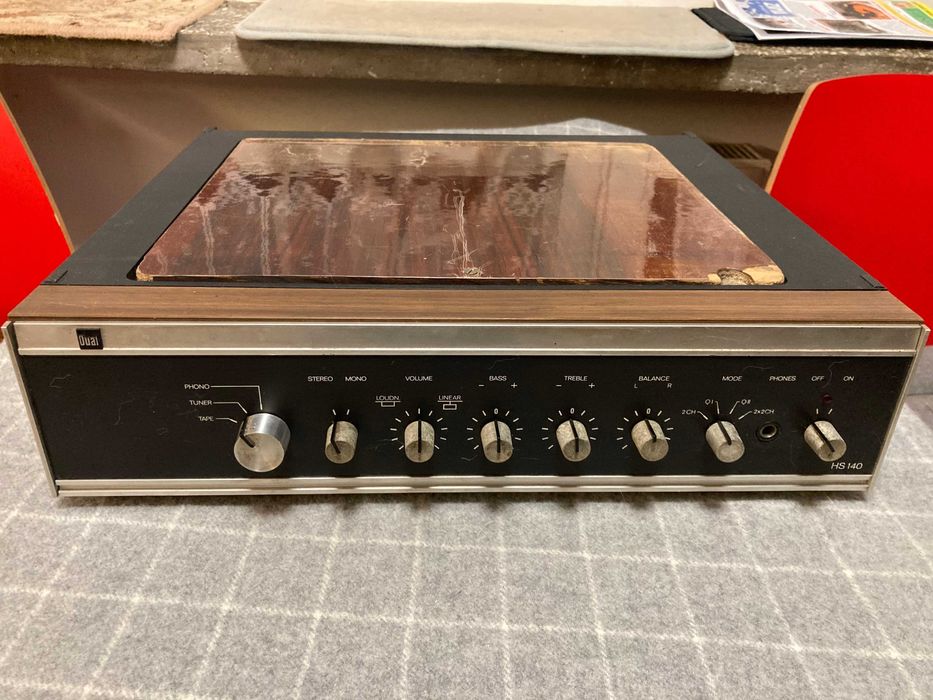 Wzmacniacz, odtwarzacz, gramofon Dual HS140