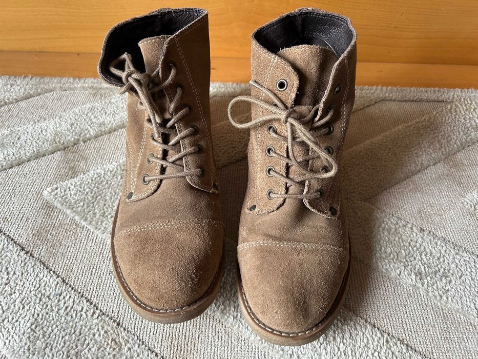 Botins camurça senhora