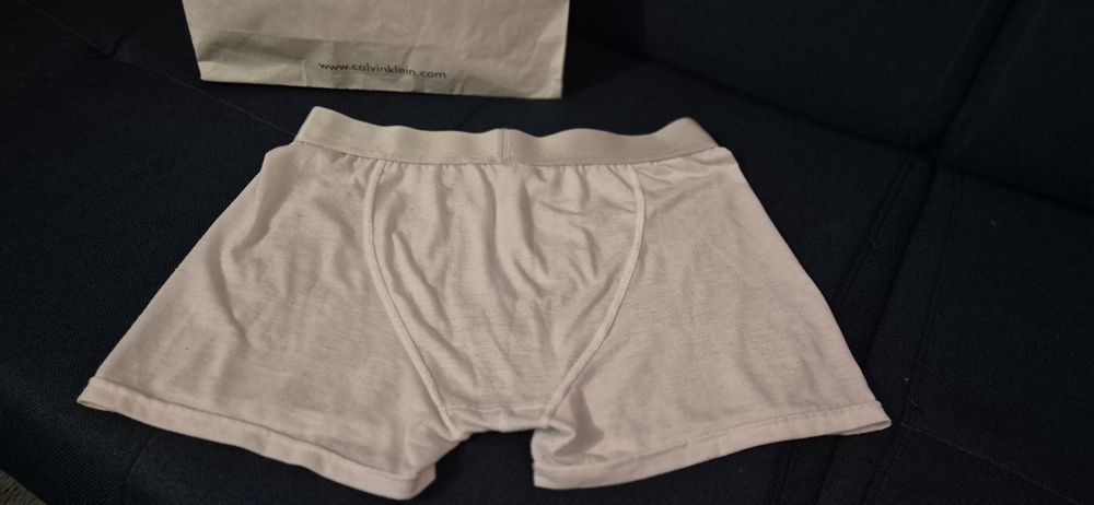 Bokserki biale calvin klein xl