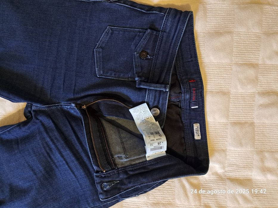 Calças Ganga Azul Escuro Salsa W28