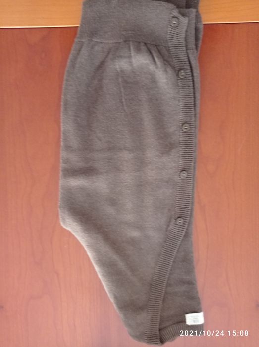 Casaco de malha castanho