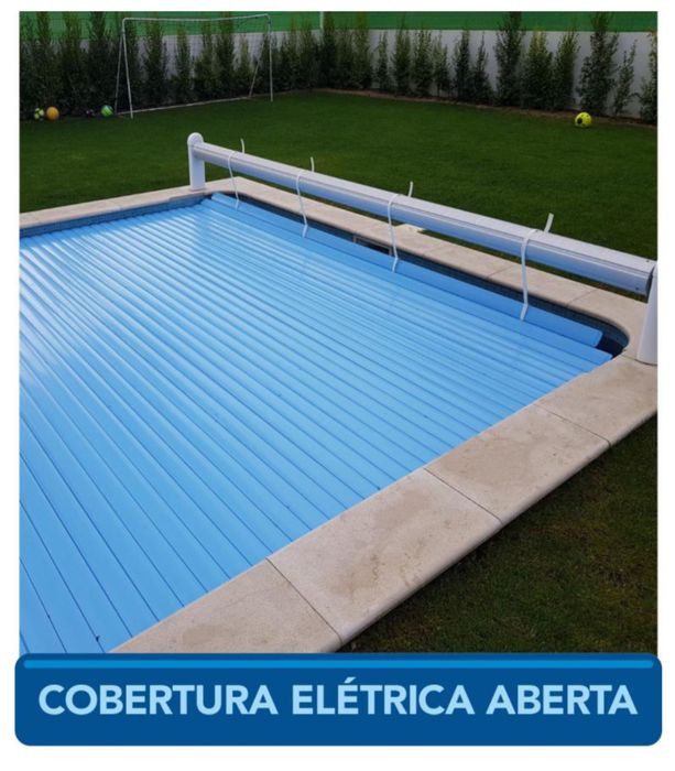 Cobertura de segurança para a sua piscina Mergulho Salgado Piscinas