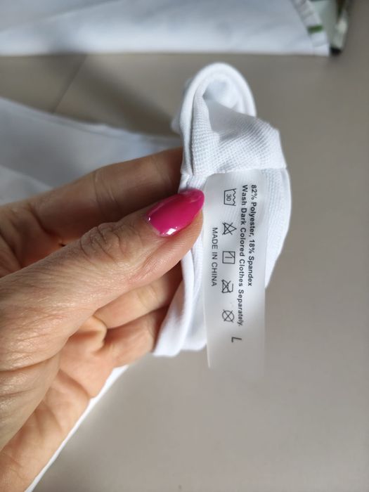 Białe majtki dół bikini roz.L