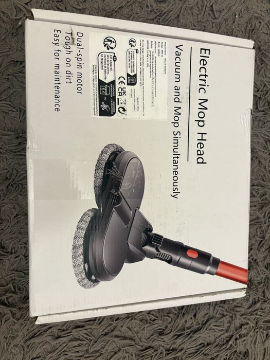 Електрошвабра насадка 2в1 для Dyson (V7, V8, V10, V11, V15)