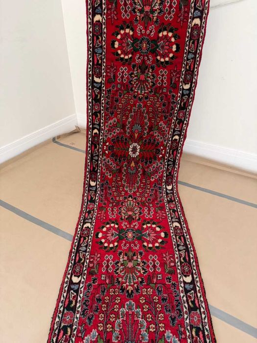 Nowy Chodnik Dywan Perski Wełniany Iran Hamadan 600x80 galeria 15 tyś