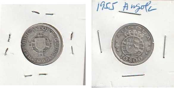 Moedas de Angola em Prata