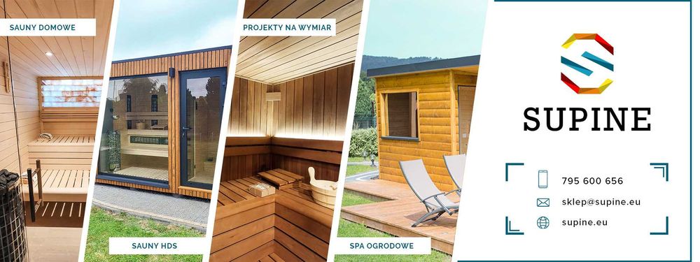 Sauna ogrodowa Olaf 235 cm x 175 cm