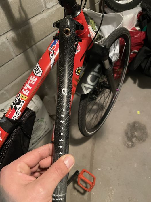 Sztyca do roweru carbon