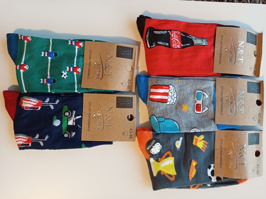 Skarpetki męskie 5 par rozmiar 40-43