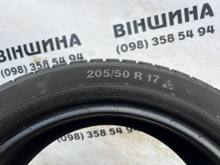 Шина 205/50 R 17 Continental ContiContact TS815. Одна. Розпаровка