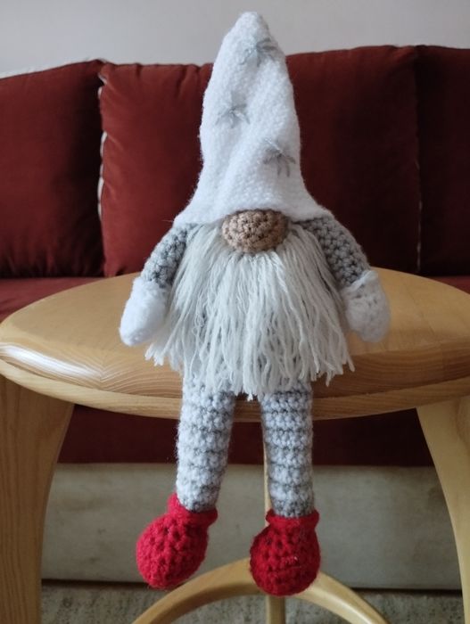 Новорічні іграшки- гноми крючком HandMade