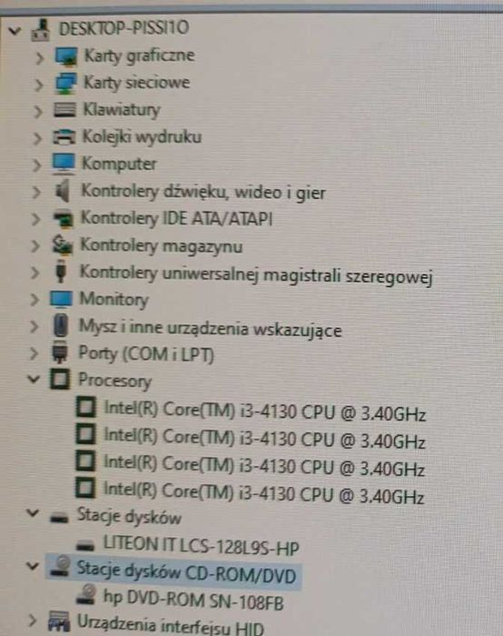 komputer HP EliteDesk 800 G1 SFF  Intel i3 8GB 120SSD + mysz+klaw