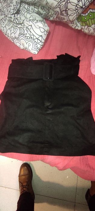 Mini saia de camurça