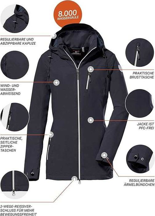 GIGA DX damska kurtka funkcjonalna/kurtka outdoorowa Gs 31 NOWA