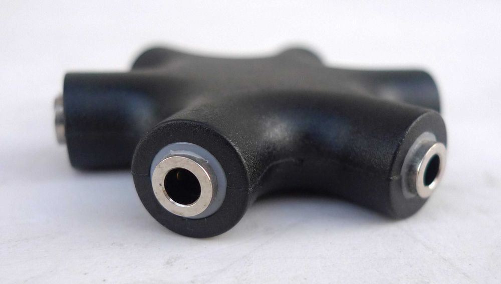 Rozdzielacz splitter audio 6x Jack stereo 3,5mm + kabel 2x Jack 1,2m