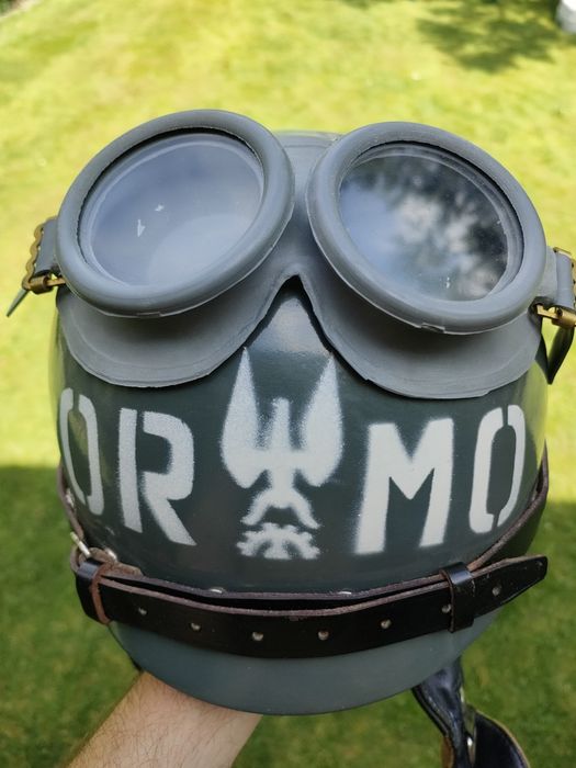Kask ORMO  + gogle w cenie, wyjątkowy
