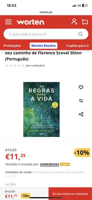 Livro novo - AS regras para a vida