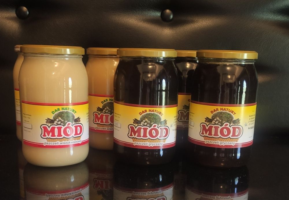 Miód wielokwiatowy i gryczano-spadziowy