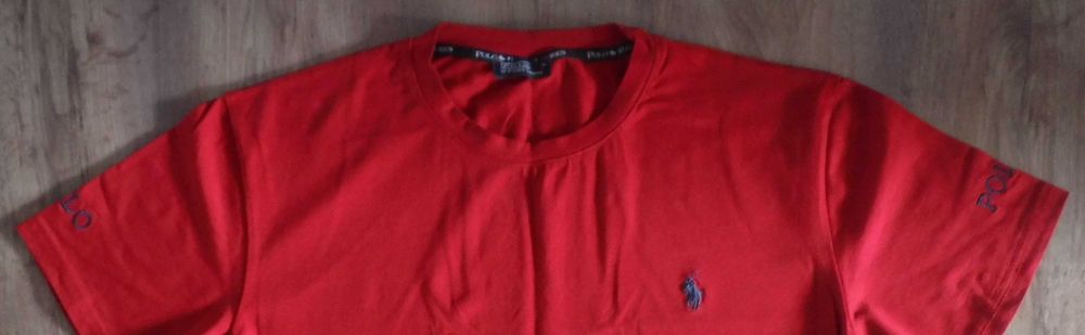 Koszulka t-shirt czerwony roz XL ok. 176cm nr. 10
