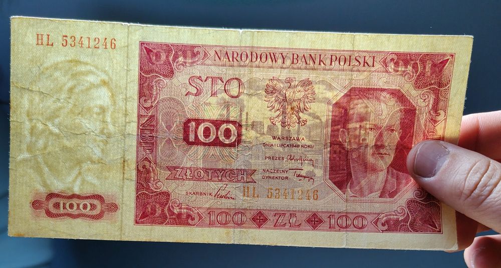 Zestaw banknotów 1948r.