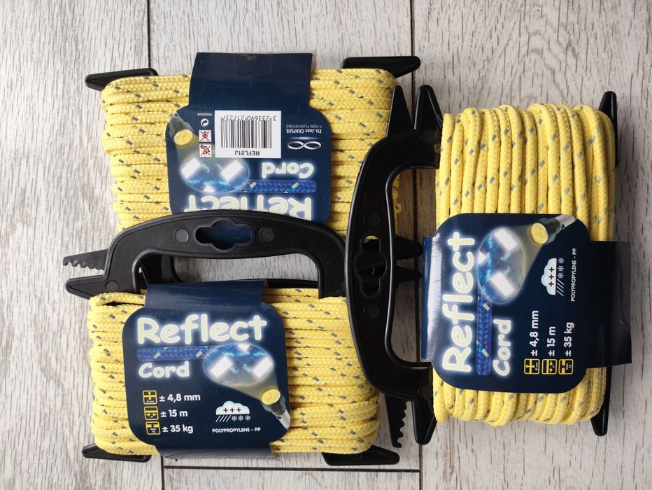 Linka sznur świecąca żółta