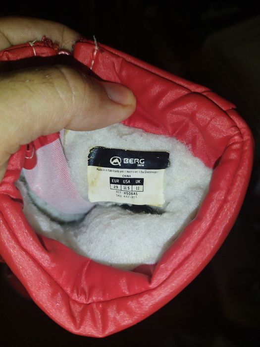 Botas neve criança