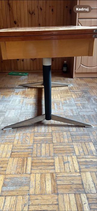 Ława rozkładana, okleina naturalna