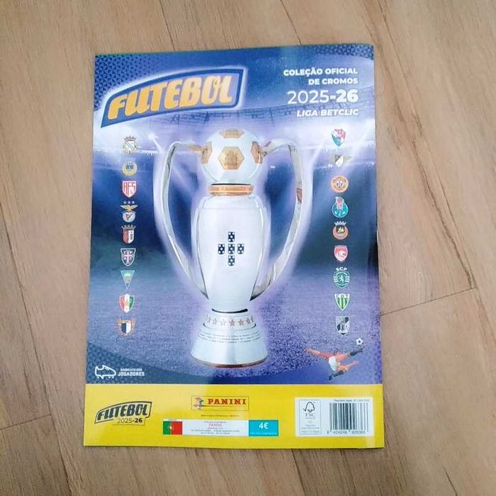 Caderneta Futebol 2025-26 Liga BetClic da Panini Nova sem cromos