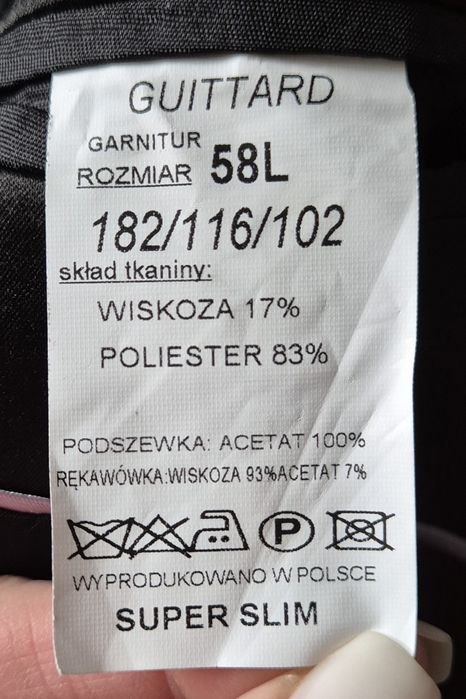 Garnitur męski ślubny