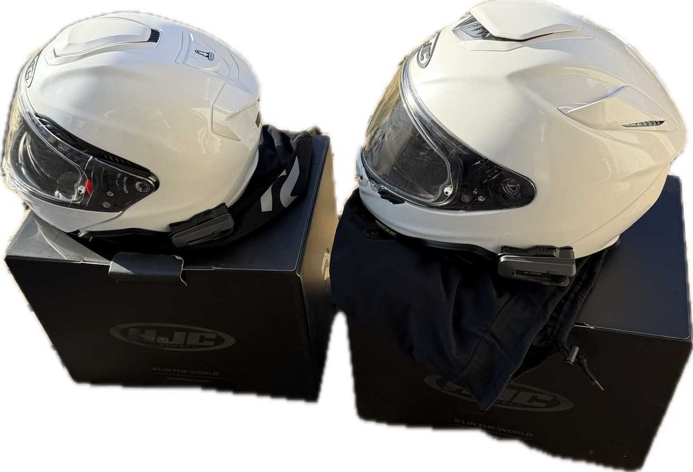 2 kaski HJC RPHA 71 i RPHA 91 + Cardo Packtalk Edge Duo