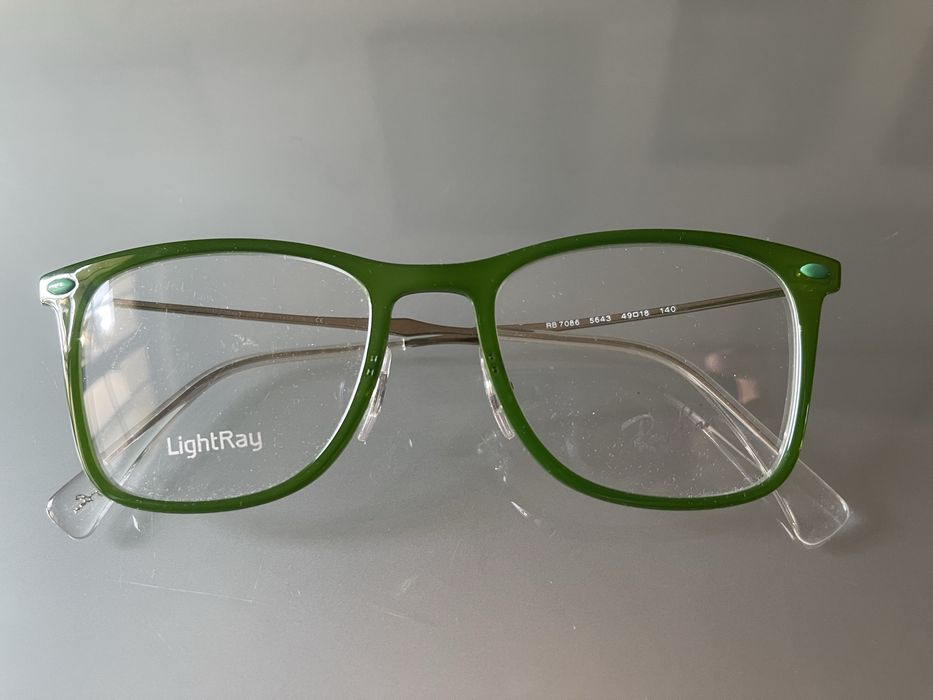 Zielone okulary korekcyjne RAY-BAN