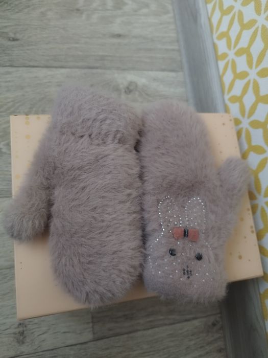 Рукавички зимові дитячі 4-6 років, рукавички для дівчинки, варежки 110