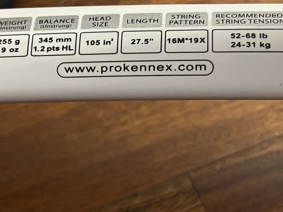 Rakieta tenisowa PROKENNEX 255g  NOWA na prezent