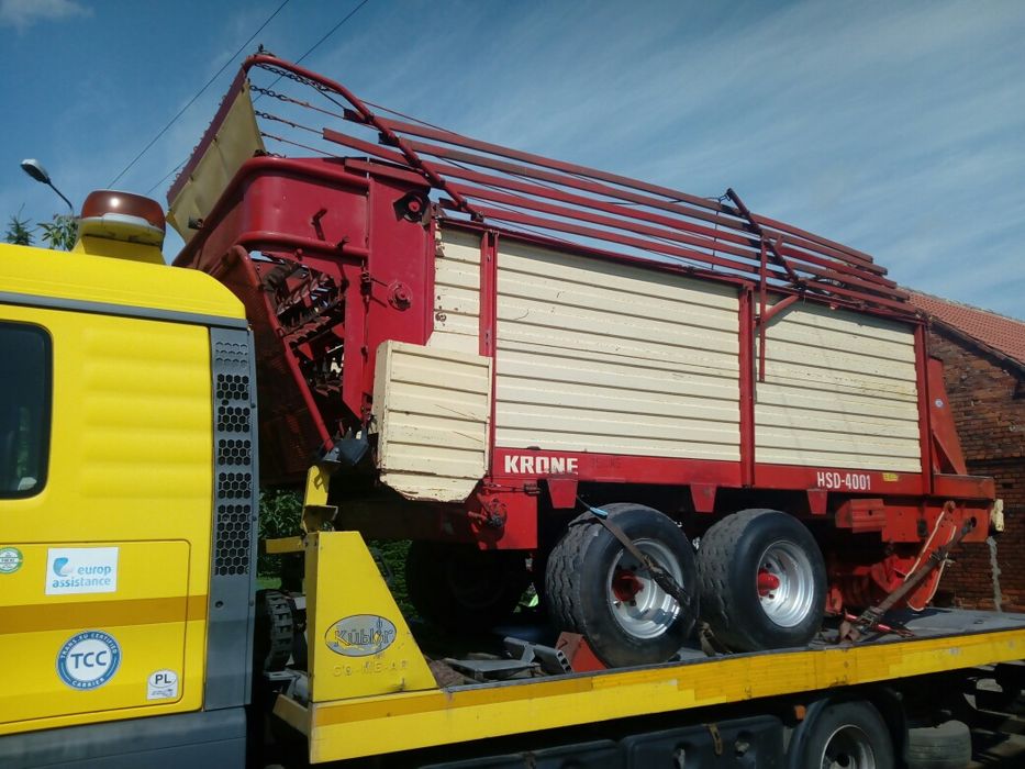 transport niskopodwoziowy, Transport maszyn i koparek, laweta