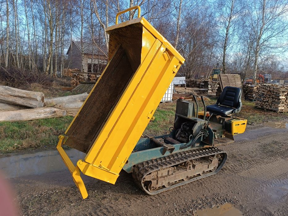 Wozidło gąsienicowe Yanmar C10R diesel (taczka spalinowa kubota kiper