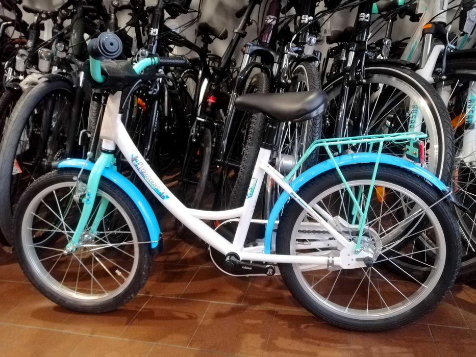 PIĘKNY VERMONT GIRLY SUMMER Blue Roz. 12,5" Dziecięcy *Koła 18 cali*