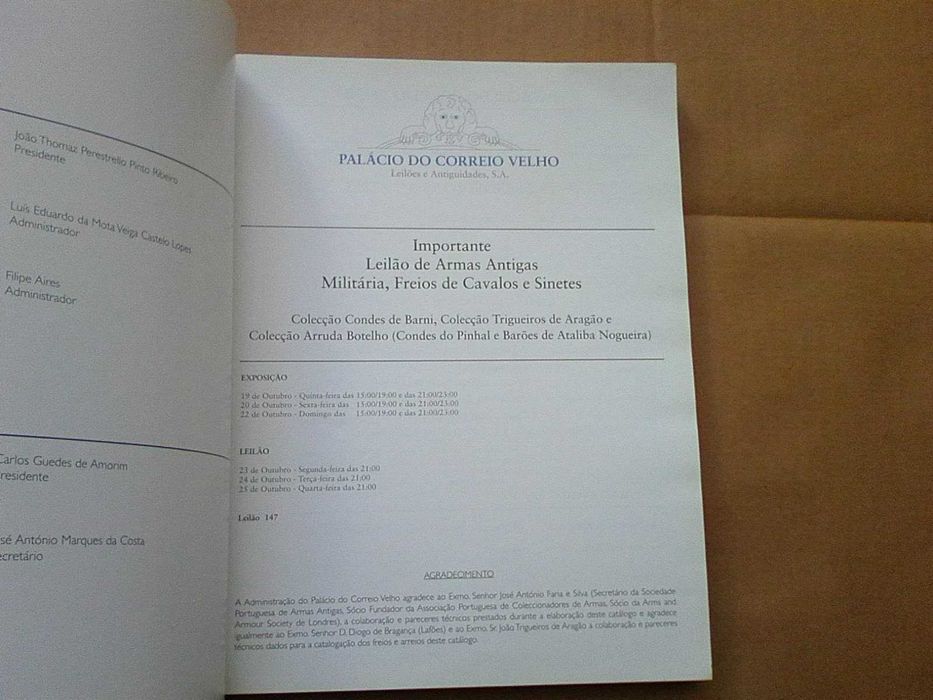 Leilão De Armas Antigas, Militária, Freios De Cavalos E Sinetes