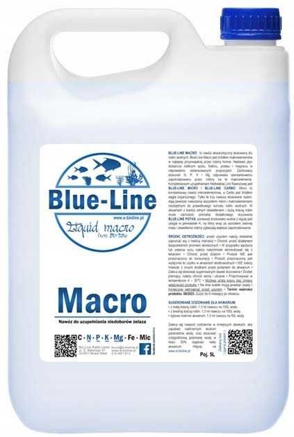 Blue-Line Macro 5L UZUPEŁNIENIE nawóz makroelementowy dla roślin wodny