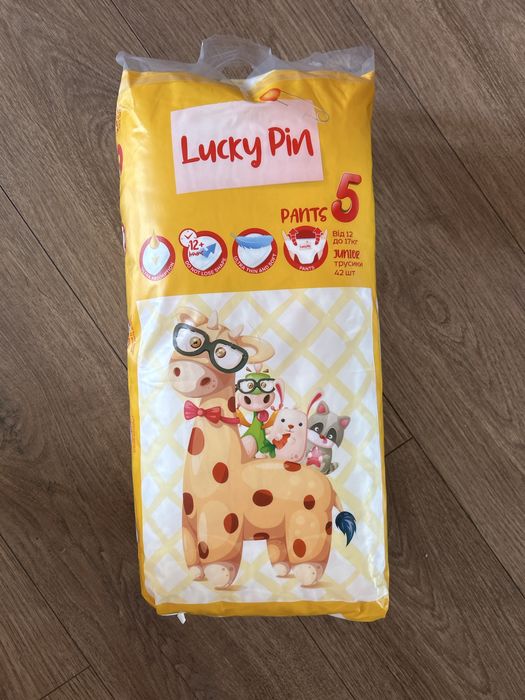 Підгузки Joy soft protection  4  розмір -трусики Lucky pin 5-6