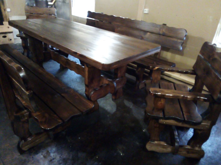 Мебель з дерева, баров,кафе,саун,бани,садовая мебель, под ваш размер.