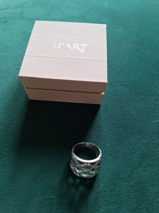 pierscionek apart ze stali szlachetnej