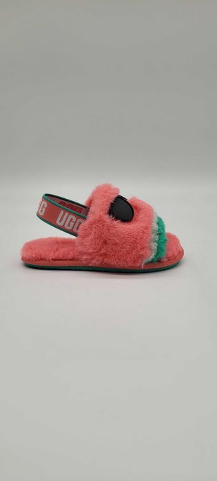 Дитячі капці-босоніжки UGG Fluff Flip Flop «Кавунчик»